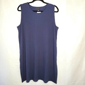 J. Jill Wearever Collection Ribbed Knit Tunic Size L Stretch Long Pullover NEW